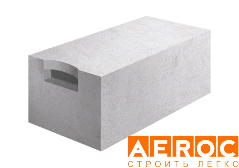 Газобетон Aeroc D600 625х400х250 мм фото 0